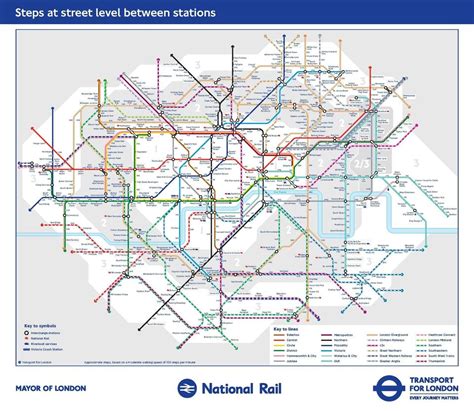 Tfls New Tube Map Reveals Walking Distances Between London Underground