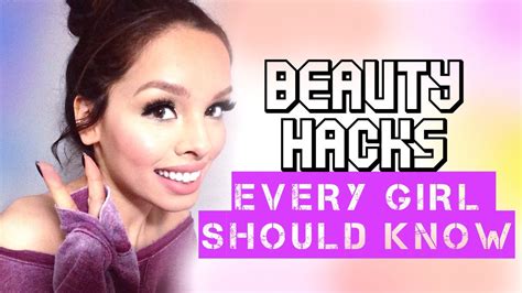 Beauty Hacks Every Girl Should Know Youtube