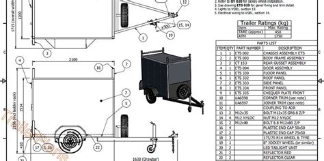 I do all of my own repair. Enclosed Trailer Plan - drawings, assembly guide, pictures | Enclosed trailers, Trailer plans ...