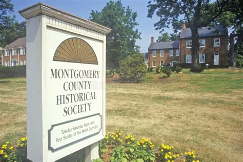 Montgomery County Historical Society Maryland Editorial Photo Image