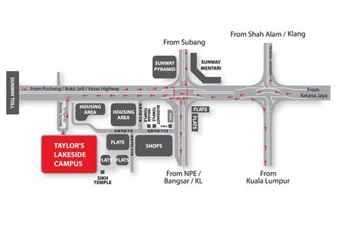 Our campus is built with our students in mind. Location of Taylor's University Lakeside Campus ~ Taylor's ...