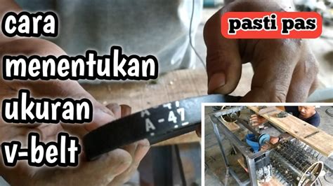 Cara menentukan ukuran VBelt  YouTube