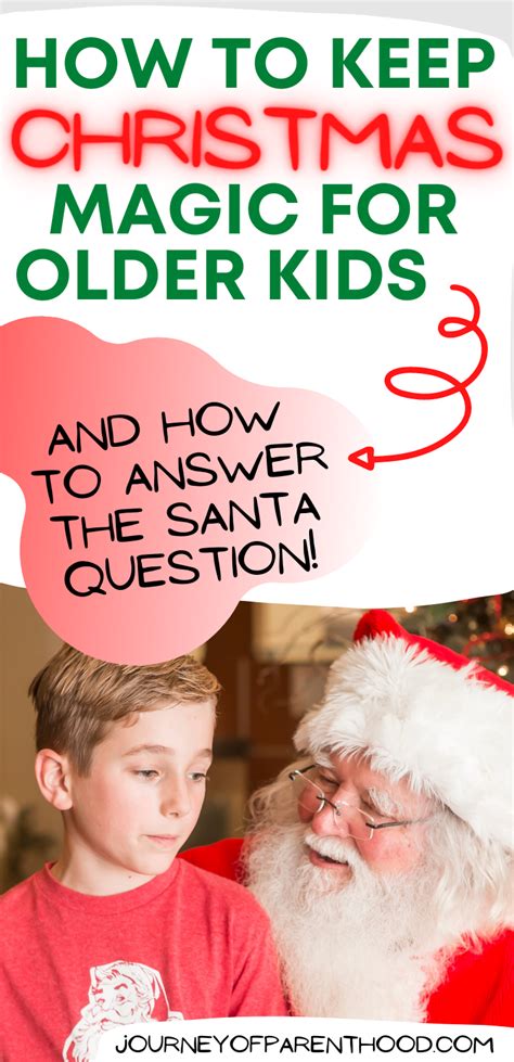 Explaining Santa To An Older Child How To Keep The Christmas Spirit