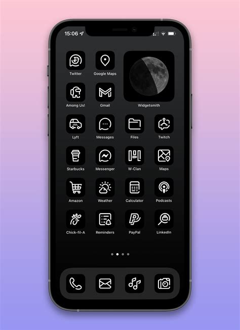 Free Black And White App Icons Iphone Aesthetic Black App Icons Ios 14