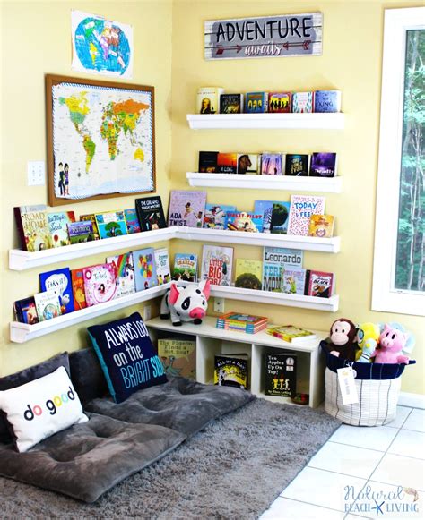 All you need is a corner of your home, some floating shelves and a bunch of books, and you'll be on your way to setting up a spot. How to Set Up a Reading Nook Kids Love - Plus DIY Rain ...