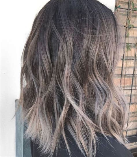 Cool Toned Brunette Hair With Ash Balayage Hair Inspo Color Silver Hair Color Long Hair Styles