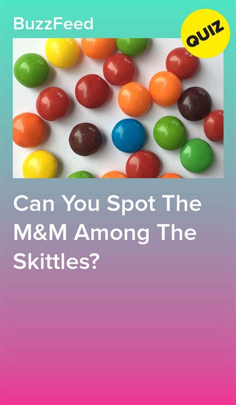 Can You Spot The Mandm Among The Skittles Skittles Canning M And M