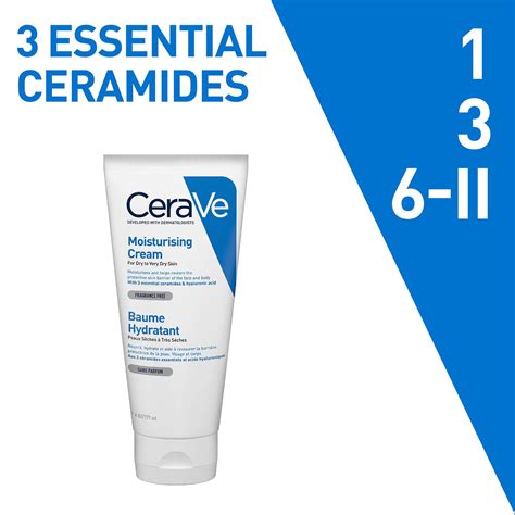 Buy Cerave Moisturizing Cream For Dry To Very Dry Skin 177ml Online