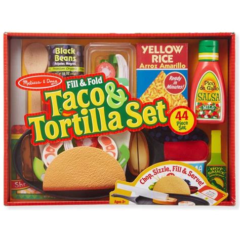 Melissa And Doug Fill And Fold Taco And Tortilla Set 9370 Blains Farm