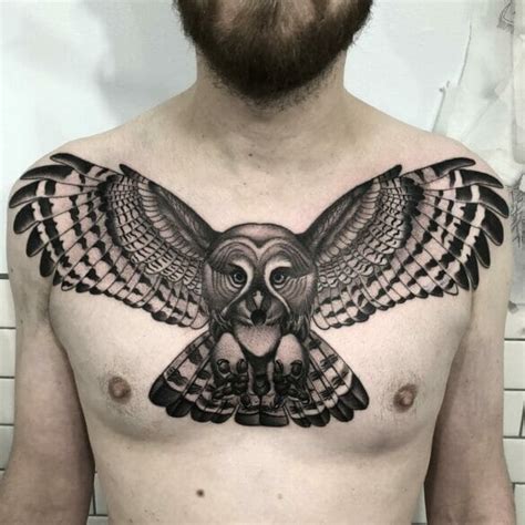 101 Best Owl Chest Tattoo Ideas You Have To See To Believe Outsons