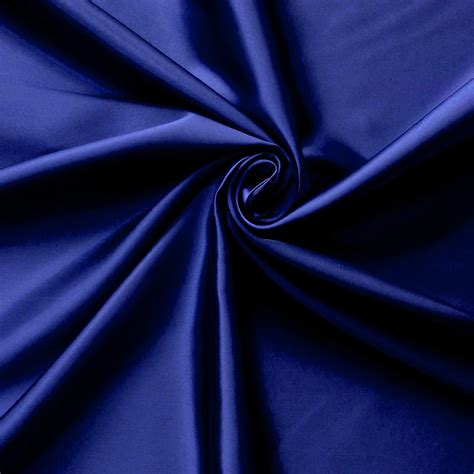 Jubilant Bridal Satin Fabric Royal Blue By The Yard Fabric Direct