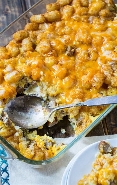 A simple recipe for a classic dish, tater tot casserole, that includes an easy diy option to replace a can of cream of mushroom soup. Tater Tots Casserole Recipes - Simplemost