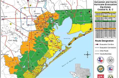 Houston Evacuation Zones