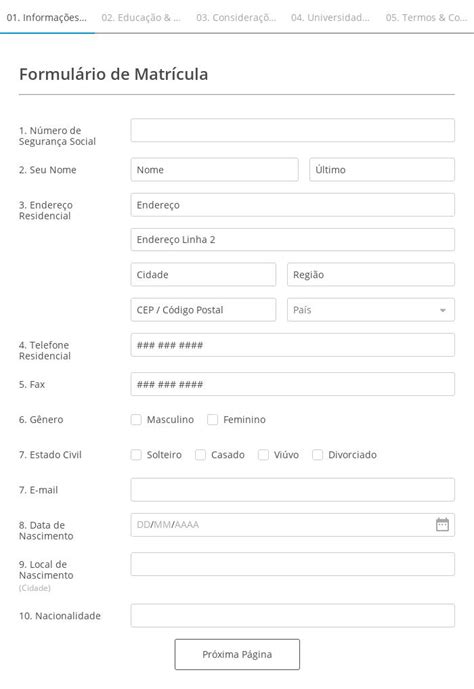 Modelo Formulario