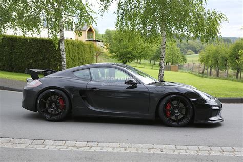 Porsche Cayman Gt Spied Racing Towards Production Autoevolution