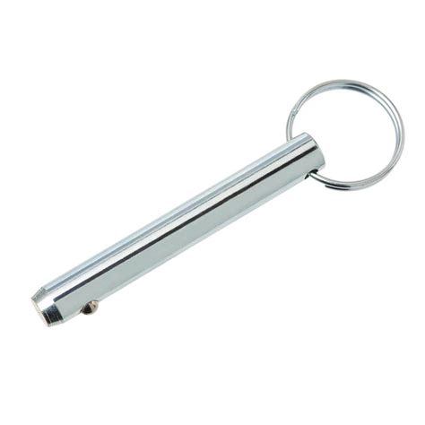 everbilt 1 4 in x 3 in zinc plated cotterless hitch pin 815588 the home depot