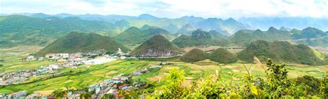 Bac Son Valley With Rice Field In Harvest Time Lang Son Province