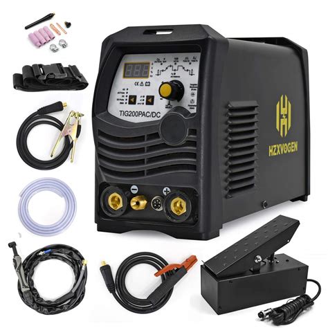 Buy HZXVOGEN Tig AC DC Pulse 200A 220V Welder With Foot Pedal Arc MMA