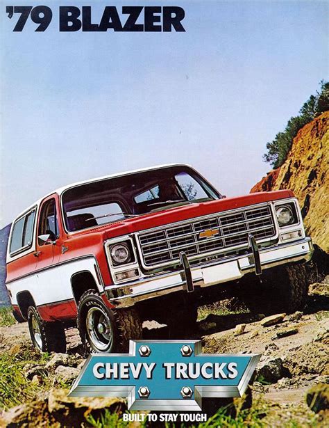 1979 Chevrolet And Gmc Truck Brochures 1979 Chevy Blazer 01