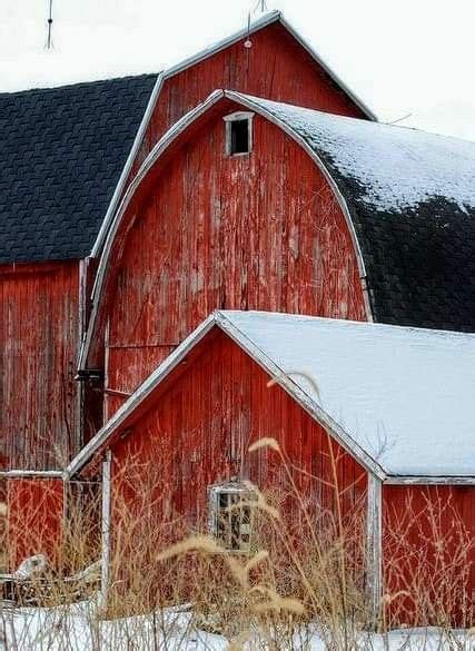 Pin By Becky Cagwin On Barns Rustic And New Red Barns