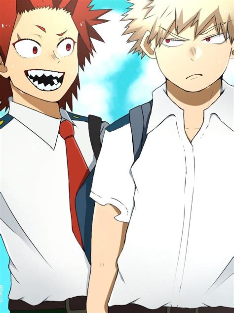 Kiribaku Bakugou Katsuki Kirishima Eijirou Boku No Hero Academia Bnha