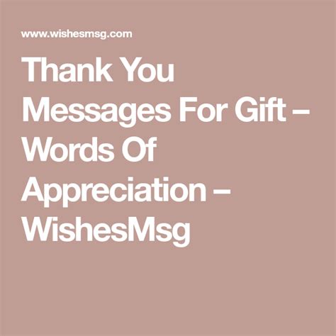 Thank You Messages For T Words Of Appreciation Wishesmsg Thank