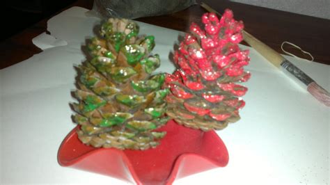 Glittery Pine Cone Christmas Decoration Activity Everywhere