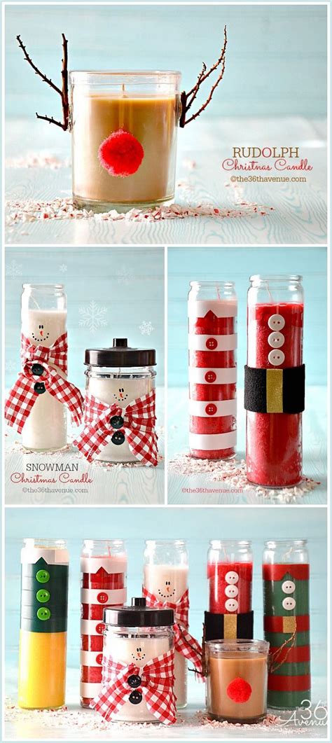 christmas spirit   magical  diy candle holders projects