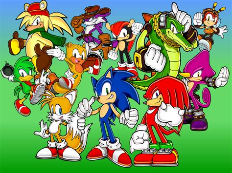 Sonic And His Old Classic Friends Wallpaper By 9029561 On Deviantart