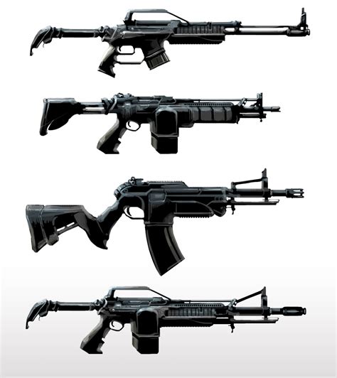 Assault Rifle Concepts By Estrada On Deviantart