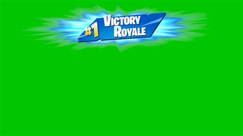 Fortnite chapter 2 fortnite season 5. Fortnite Victory Royale green screen (with alpha channel ...
