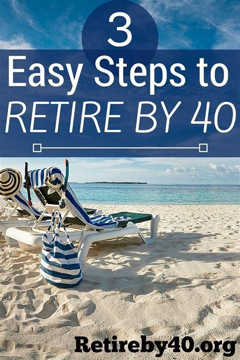 3 Easy Steps To Retirement Early Retirement Saving For Retirement