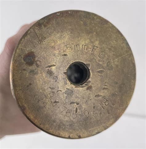 Ww1 Wwi Trench Art French 75mm Shell Casing