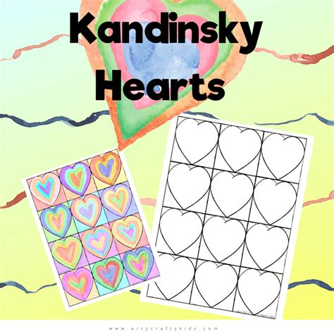 Kandinsky Hearts Arty Crafty Kids