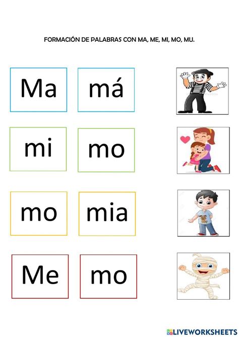 The Words In Spanish Are Arranged To Spell Out What They Are