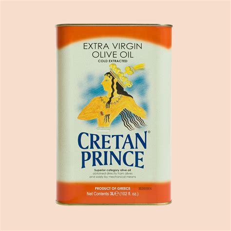 Cretan Prince Extra Virgin Olive Oil Litre Tin Can Olympian Foods