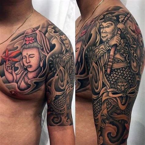 60 Monkey King Tattoo Designs For Men Sun Wukong Ideas Magic Tattoo