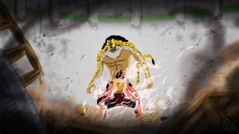 Hd Wallpaper Illustration Of Luffy And Rob Lucy Anime One Piece
