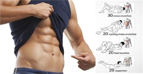 The Best 6 Exercises You Need To Get A Chiselled Six Pack Gymguider