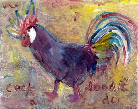 Rooster Cock A Doodle Do Photographic Fine Art Print Etsy