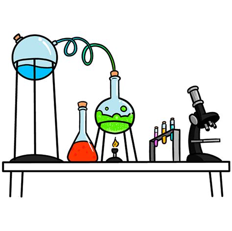 How To Draw A Laboratory Really Easy Drawing Tutorial