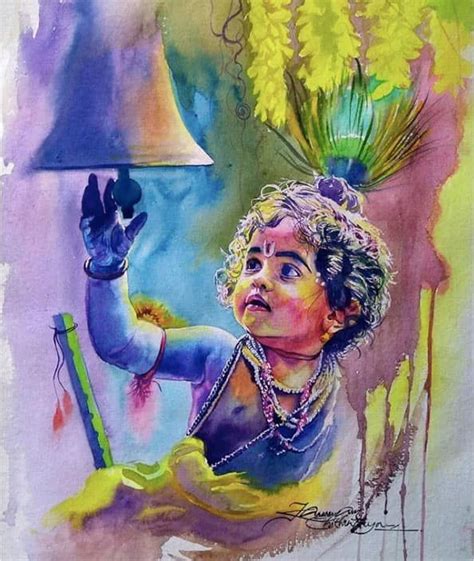 Bal Krishna Krishna Painting Krishna Drawing Holi Painting