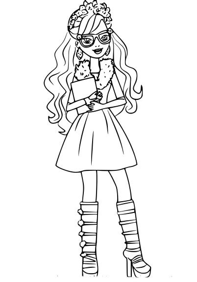 Rosabella Beauty Ever After High Coloring Page Free Printable