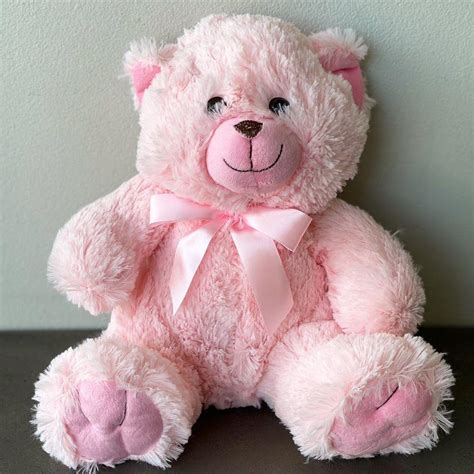 Baby Pink Teddy Bear 30cm Uniting Flowers Australia
