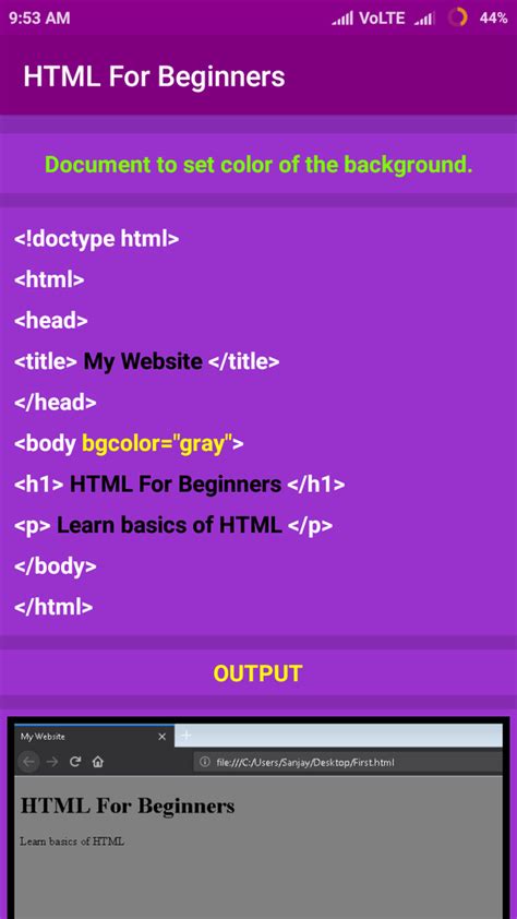What is the correct HTML for adding a background color? - Quora
