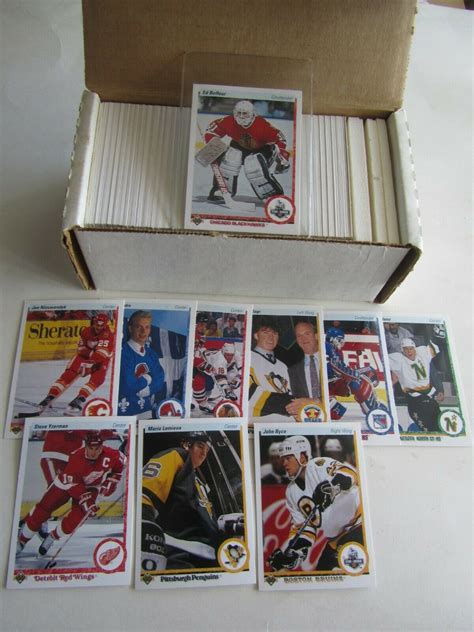 1990 91 Upper Deck Low Series Hockey Complete Set 1 400 Loaded With