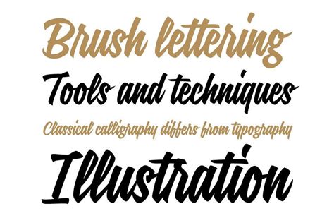 Signalist Lettering Brush Lettering Typeface