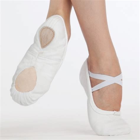 Capezio Pro Canvas Ballet Shoe White Just Dance