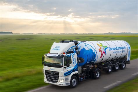 Frieslandcampina Puts First Hydrogen Powered Milk Truck Into Use Truck