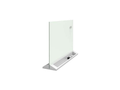 Quartet Gdp1723w Desktop Glass Dry Erase Panel Magnetic 17 X 23 White